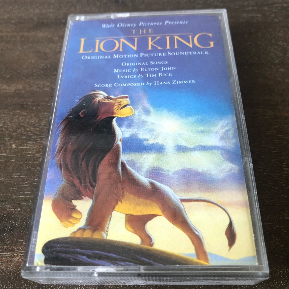 Vintage Cassette The Lion King Soundtrack